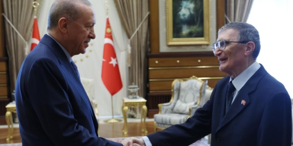 Cumhurbaşkanı Erdoğan, Aziz Sancar’ı kabul etti