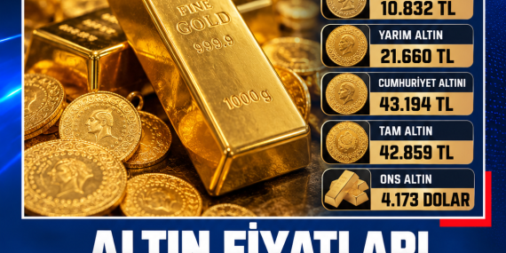 ALTINDA GÜNCEL FİYATLAR: GRAM 6 BİN 596 TL SEVİYESİNDE