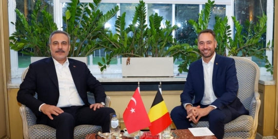 Bakan Fidan, Belçikalı mevkidaşı Prevot ile görüştü