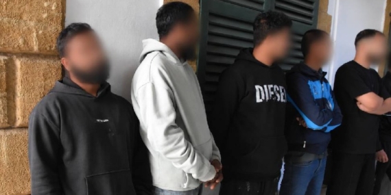 Gönyeli’de muhaceret kontrolü: 5 zanlıya 7 gün ek tutukluluk