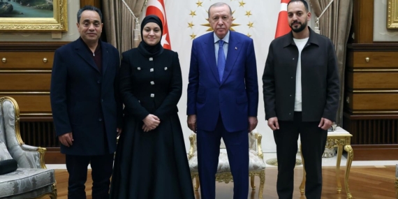 Cumhurbaşkanı Erdoğan, Filistinli Hind Rajab’ın ailesini kabul etti