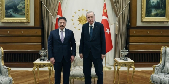 Cumhurbaşkanı Erdoğan, TESK Genel Başkanı’nı kabul etti