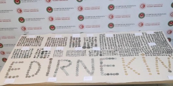 Edirne’deki sınır kapılarında 7 bin 160 parça tarihi eser ele geçirildi